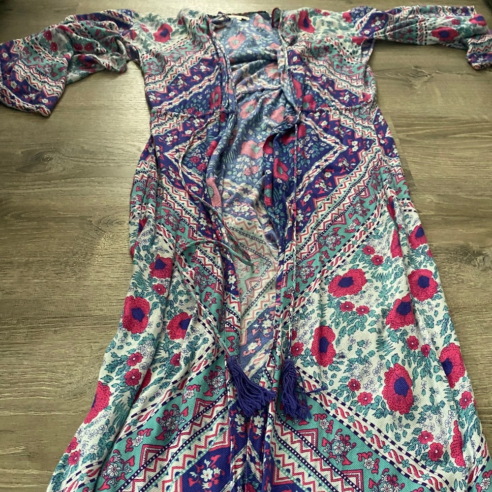 Full length GORGEOUS Kimono or Beach Cover up